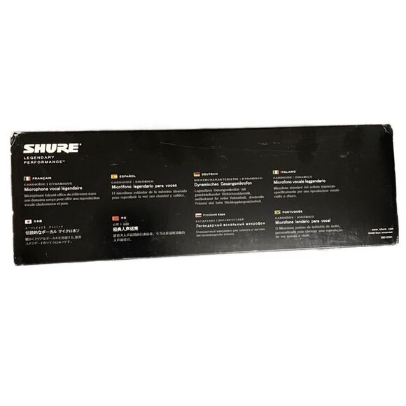 Shure SM58 Cardioid Dynamic Legendary Vocal Microphone w/Bag & Clip (Brand New) - Picture 4 of 16